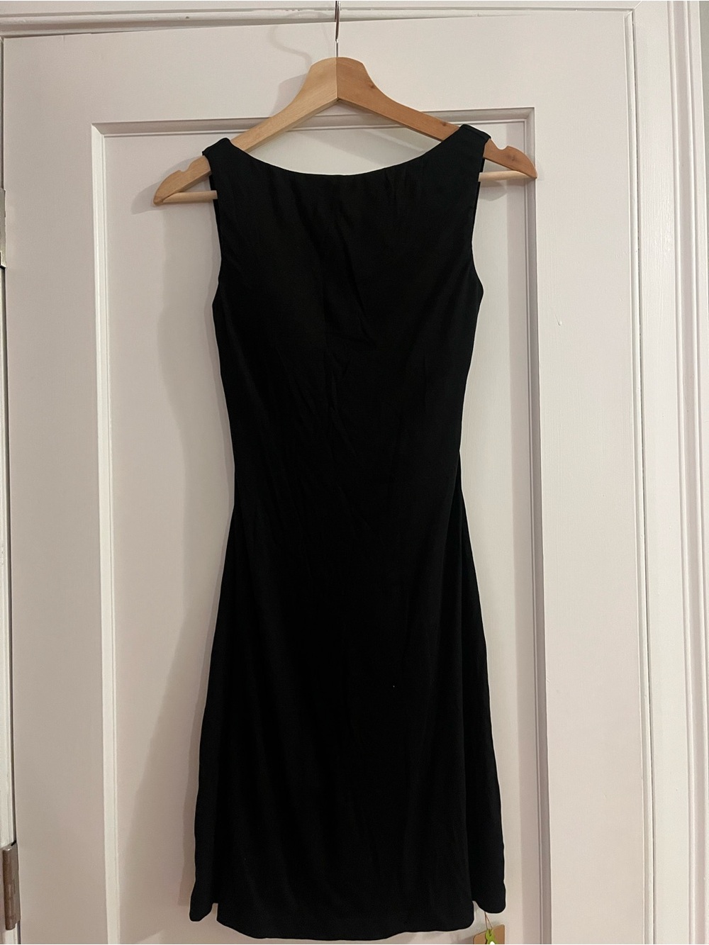 OGL Black Sleeveless Boatneck Mini Dress